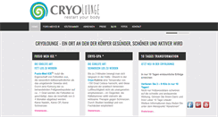 Desktop Screenshot of cryolounge.com